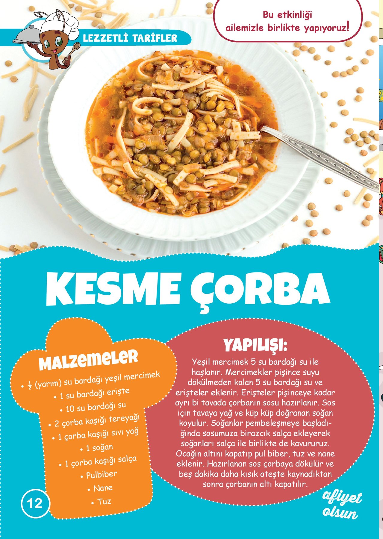 Kesme Çorba — sayfa 1