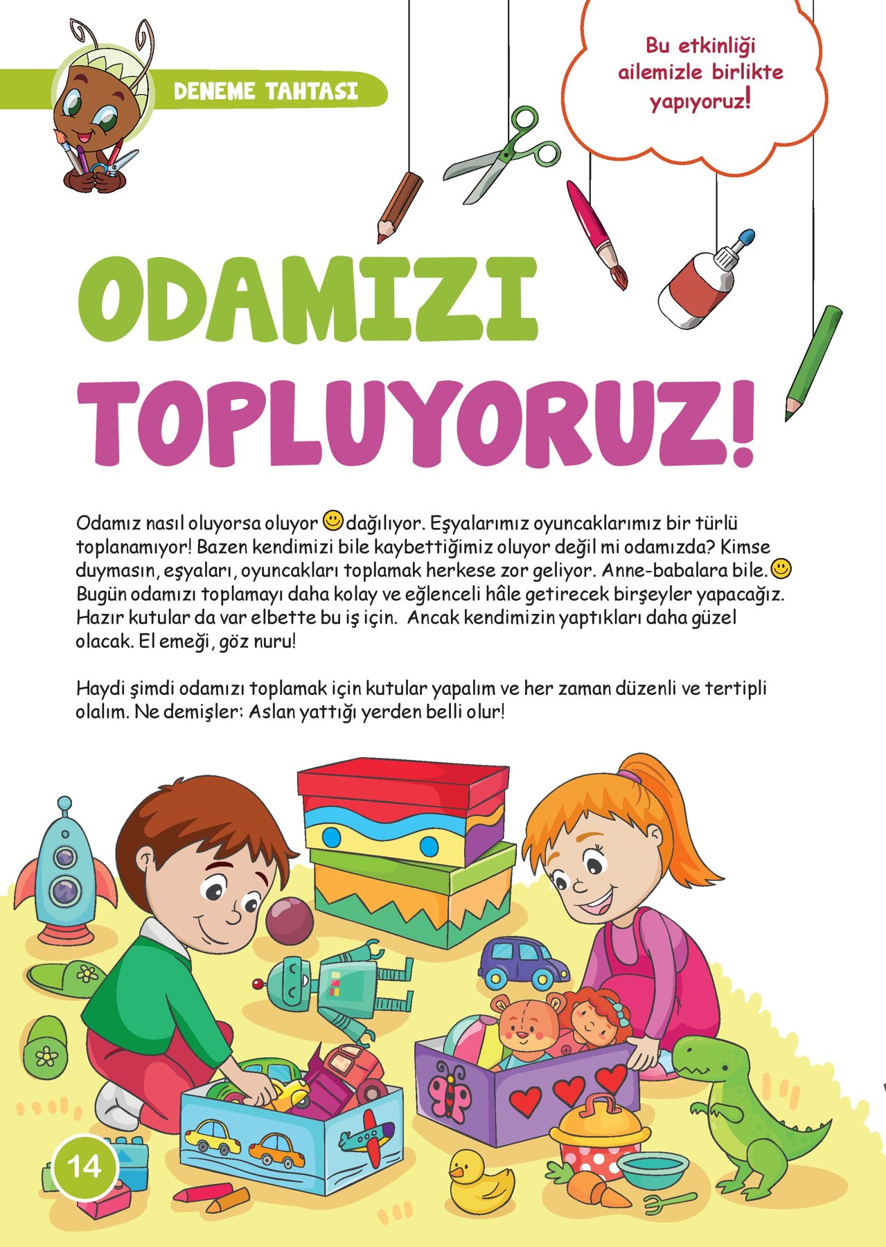 Odamızı Topluyoruz! — sayfa 1