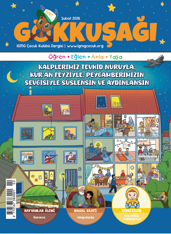 Gökkuşağı Dergisi kapak örneği