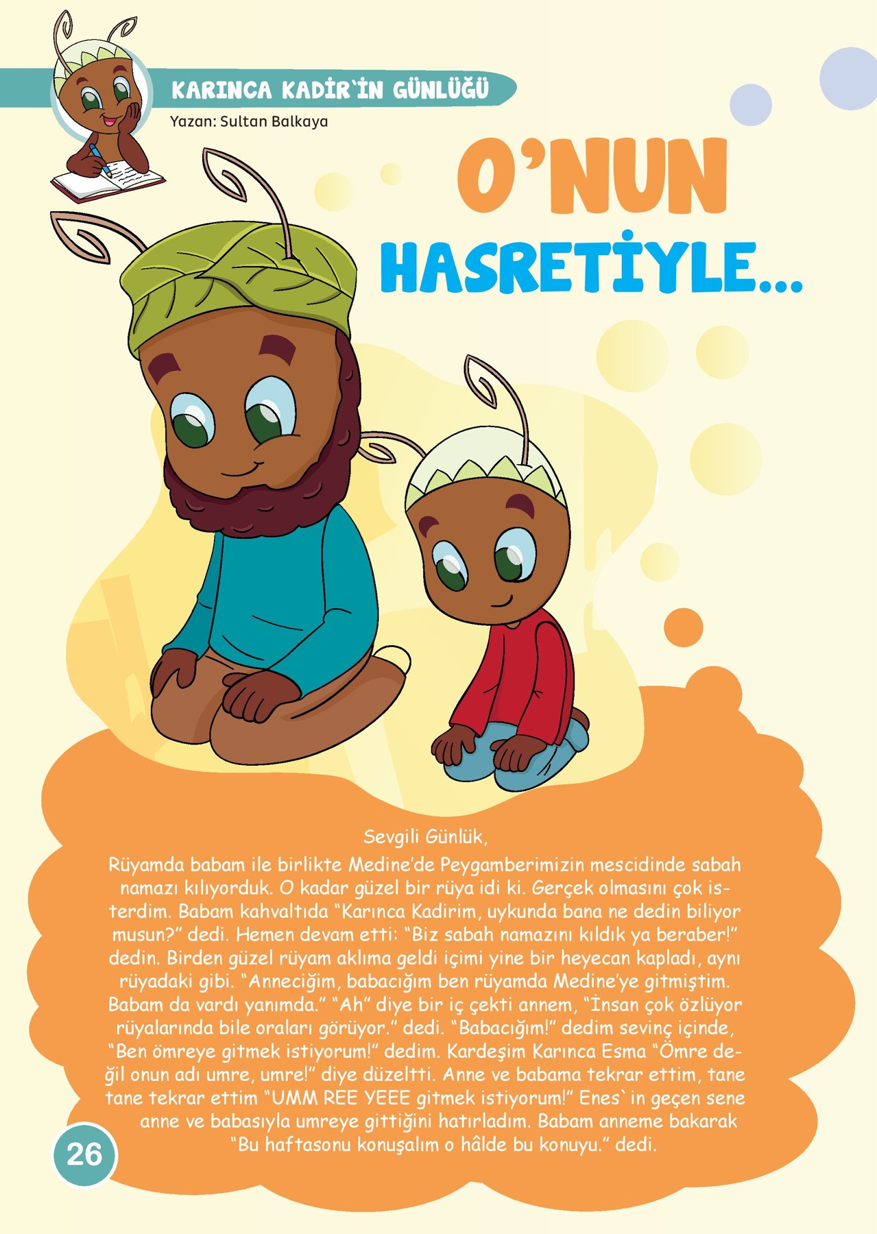 Onun Hasretiyle... — sayfa 1